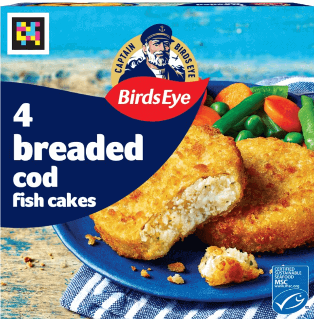 4 Cod Fish Cakes