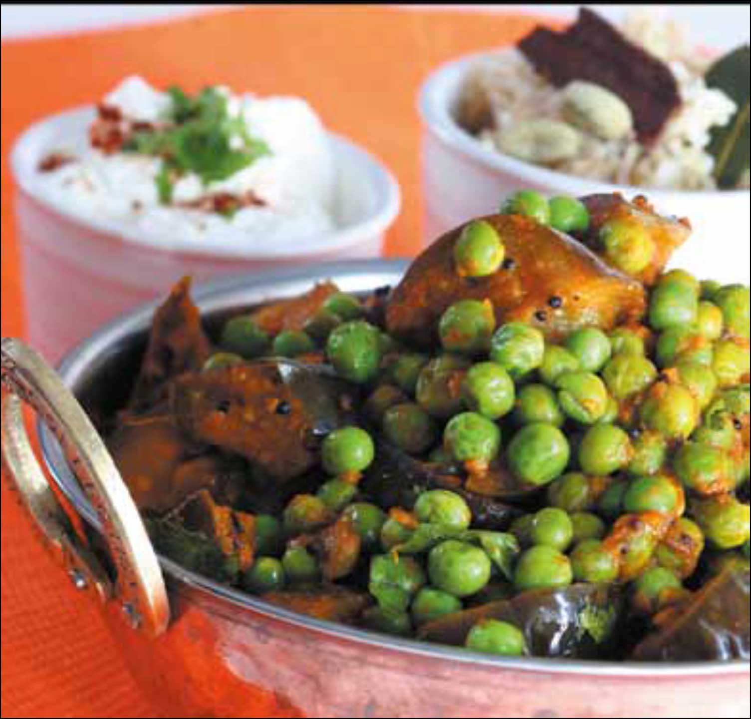 Delicious Indian Pea and Aubergine Curry Recipe