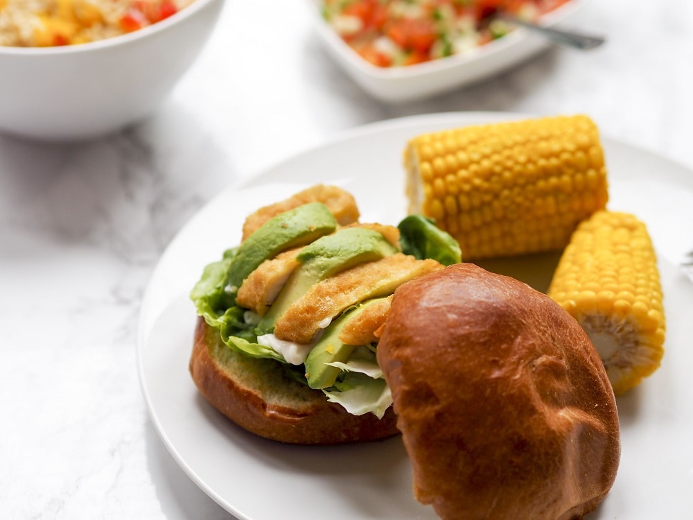 Chicken and Avocado Burger