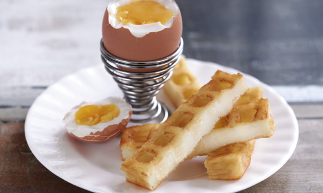 Boiled Egg with Waffle Soldiers