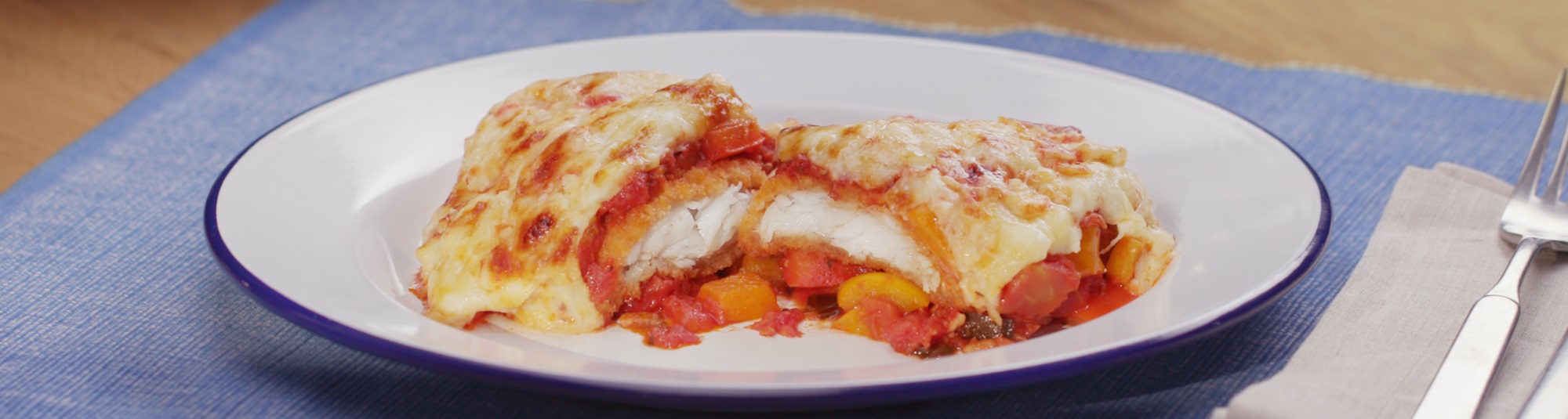 Fish with Breadcrumbs and Creamy Cheese Recipe