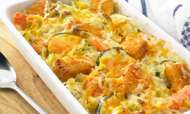 Fish Finger and Leek Pie