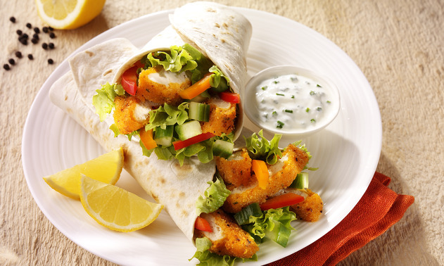 Spicy Chicken Fajita with a Tangy Yoghurt Dip