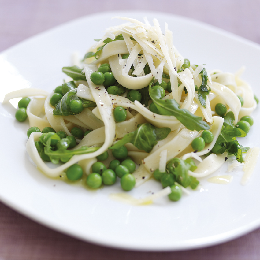 Tagliatelle Peas and Rocket