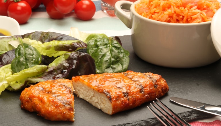 Peri Peri Chicken with Tomato Rice