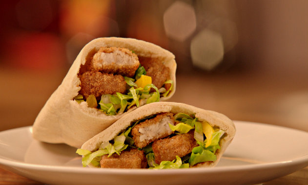 Wholegrain Fish Finger Pitta