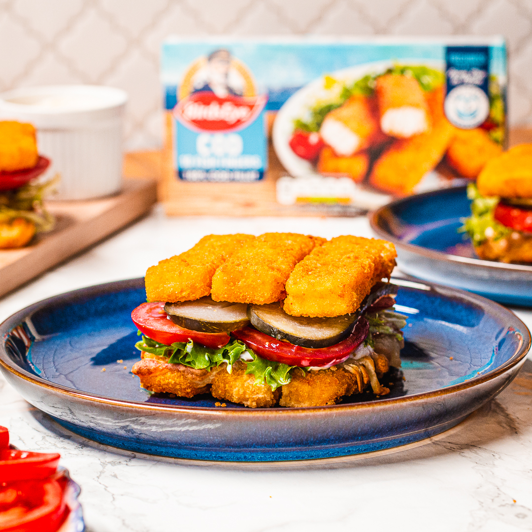 No Bread Fish Finger Burger 