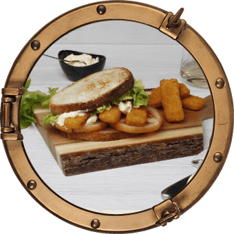 ITALIAN FISH FINGER SANDWICH
